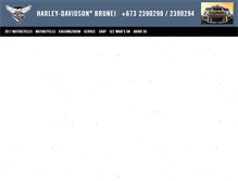 Tablet Screenshot of harleydavidsonofbrunei.com